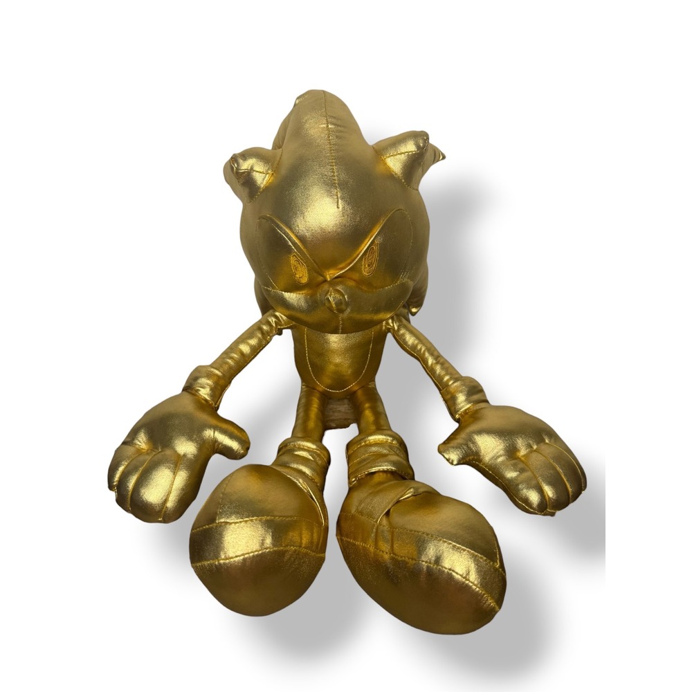 Sega Sonic the Hedgehog 24K Gold 21" Plush Pillow Buddy Collectible Plush